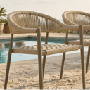 Whitsunday Patio Dining Chair | Sand Beige