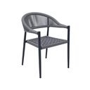 Whitsunday Patio Dining Chair | Slate Grey