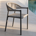 Whitsunday Patio Dining Chair | Slate Grey