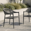 Whitsunday Patio Dining Chair | Slate Grey