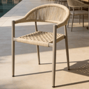 Whitsunday Patio Dining Chair | Sand Beige