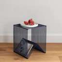 Willowby Cube Side Table | Indigo