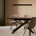 Zaki Swivel Dining Chair | Taupe