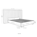 Zander Bed Extended | Indigo Sky