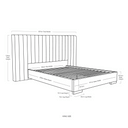 Zander Bed Extended | Indigo Sky