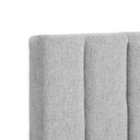 Zander Bed Head Extended | Paloma Grey