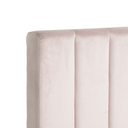 Zander Bed Head Extended | Petal Pink