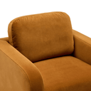Zoe Armchair | Chestnut Velvet