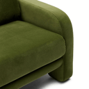 Zoe Armchair | Olive Velvet