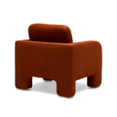 Zoe Armchair | Tangerine Velvet