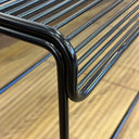 Benmore Patio Bench Seat SS | Black