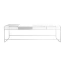 Benmore Patio Bench Seat SS | White