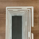 Brick Rectangle Umbrella Stand | White