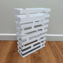 Brick Rectangle Umbrella Stand | White