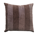 Bruno Stripe Cushion | Chocolate Brown