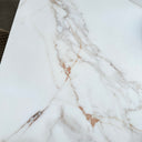 Calan Porcelain Dining Table | Calacatta Oro