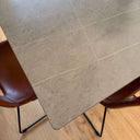 Calos 2 Ceramic Extension Dining Table | Grey
