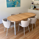 Carly Dining Chair | Ivory / Beige