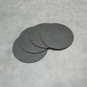 Cowboy Faux Leather Coaster Set | Khaki