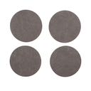 Cowboy Faux Leather Coaster Set | Khaki