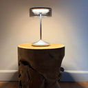 Crystal LED Rechargeable Table Lamp | Steel