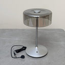 Crystal LED Rechargeable Table Lamp | Steel