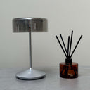 Crystal LED Rechargeable Table Lamp | Steel