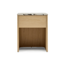 Curva Bedside Table | Oak / Tempest
