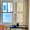 Dune Script 1 Sculptural Framed Art