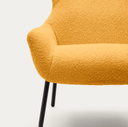 Embla Armchair | Orange Boucle
