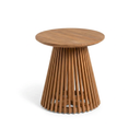 Finn Round Side Table | Natural Teak