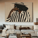 Gabrielle Framed Canvas Print