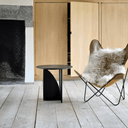 Geometric Side Table | Black Oak