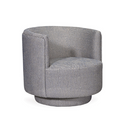 Graci Swivel Armchair | Natural Geometric