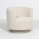 Graci Swivel Armchair | Oatmeal