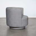 Graci Swivel Armchair | Natural Geometric