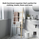 Hub Extension Towel Ladder | White