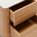Jamie Bedside Table | Natural Oak