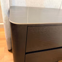 Jamie Bedside Table | Black Marble