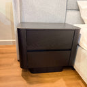 Jamie Bedside Table | Black Marble