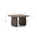 Katana Side Table | Driftwood
