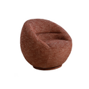 Luno Swivel Armchair | Terra Red