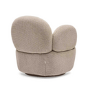 Mickey Swivel Armchair | Taupe Beige