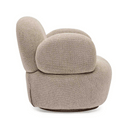 Mickey Swivel Armchair | Taupe Beige