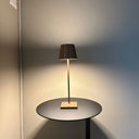 Plisse LED Rechargeable Table Lamp | Copper