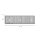 Profile 8479 Entertainment Cabinet | Washed Oak