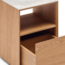 Skinny Bedside Table | Natural Oak