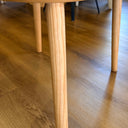 Carly Timber Leg Dining Chair | Ivory / Natural Ash