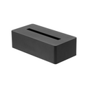 Tower Tissue Box Cover | Black