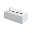 Tower Tissue Box Cover | White